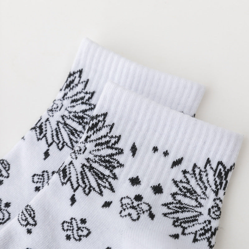 Autumn Thin Cashew Flower Pattern Pirate Hat