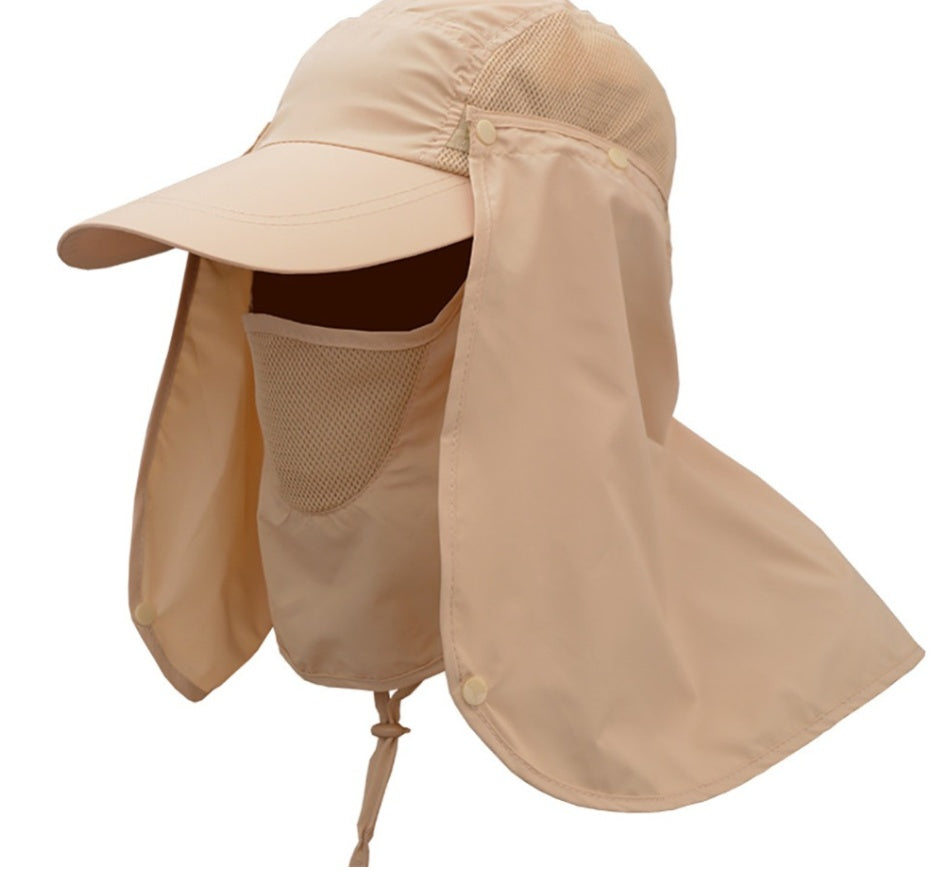 Bicycle Riding Headgear Men And Women Anti-UV Outdoor Visor Mountaineering Hat Fisherman Hat Fishing Breathable