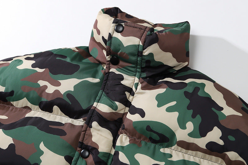Camouflage Bread Coat Cotton Coat Men's National Trendy Brand