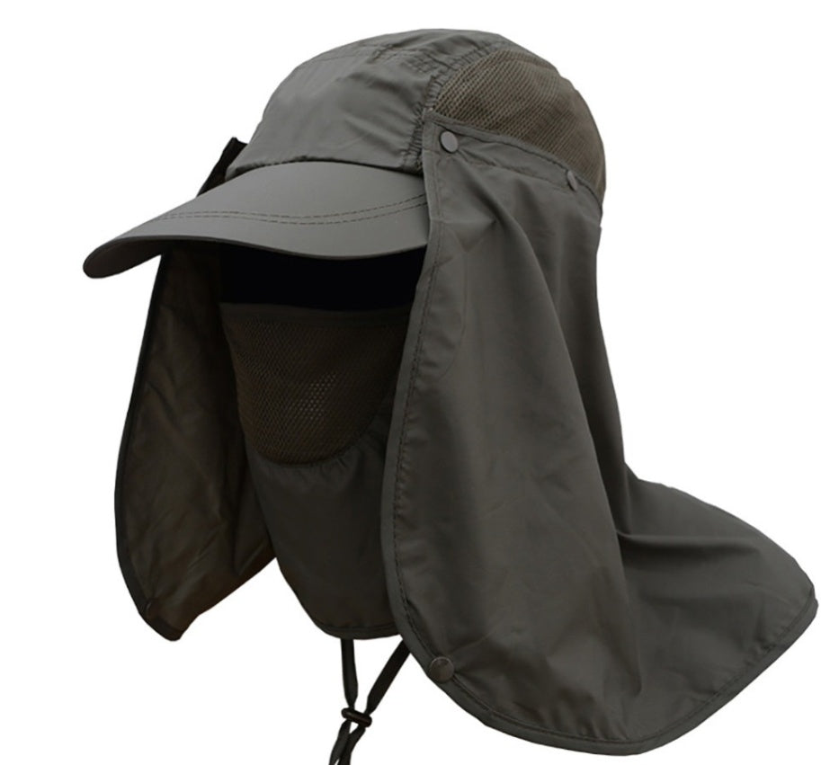 Bicycle Riding Headgear Men And Women Anti-UV Outdoor Visor Mountaineering Hat Fisherman Hat Fishing Breathable