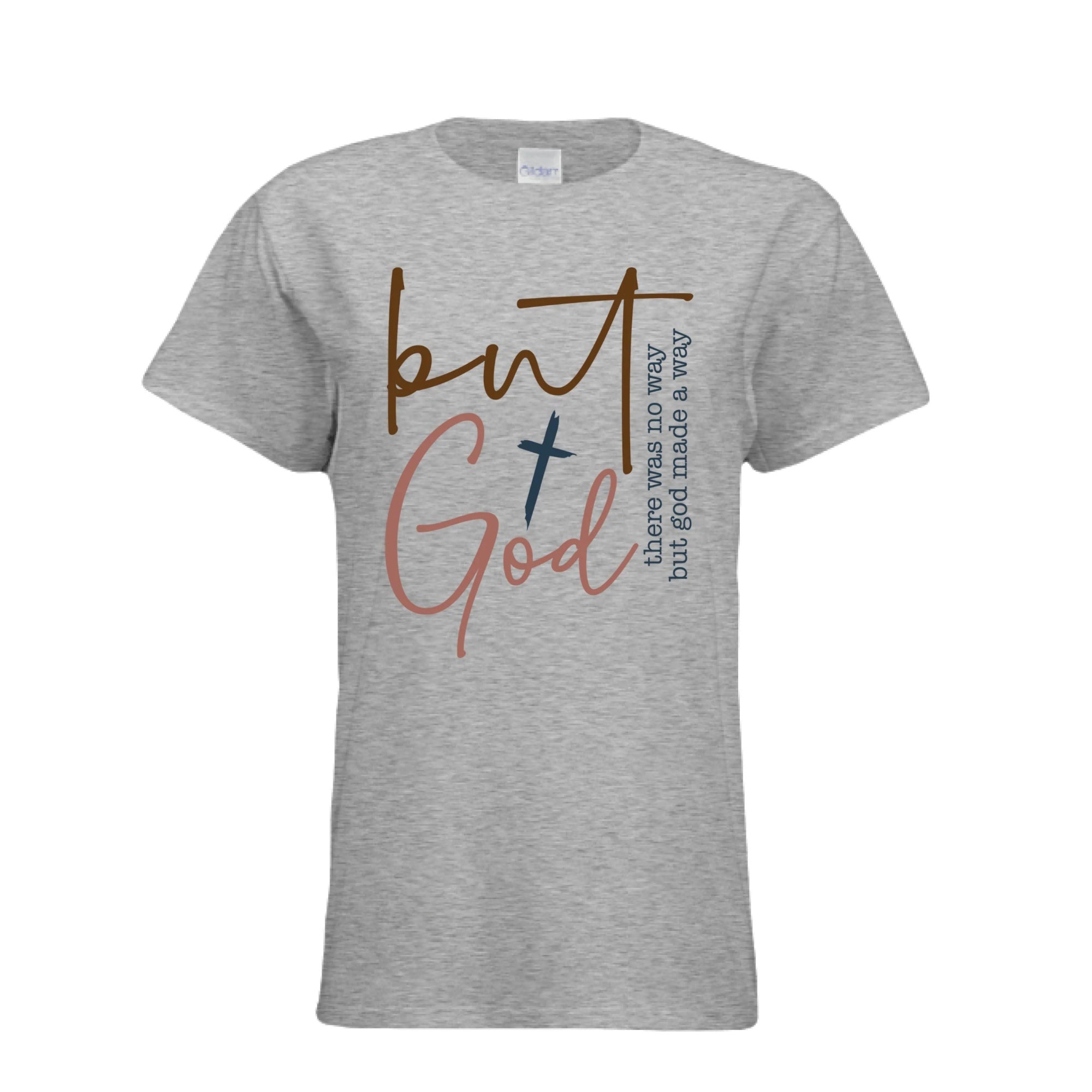 But God Pure Cotton Printed Short-sleeved T-shirt