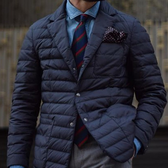 Autumn And Winter New Men's Cotton-quilted Coat