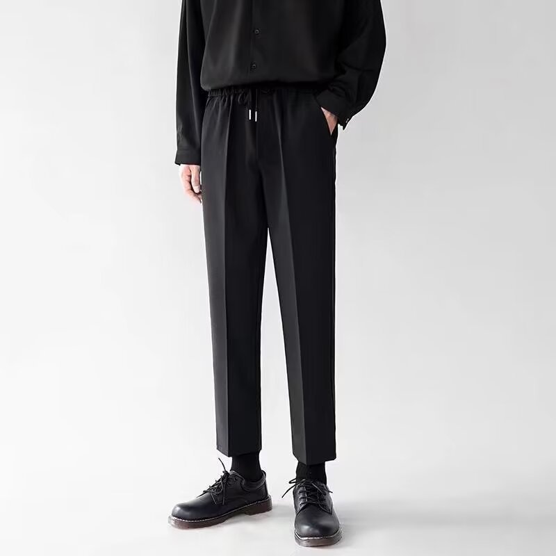 Anti-wrinkle Stretchy Straight-leg Dress Pants