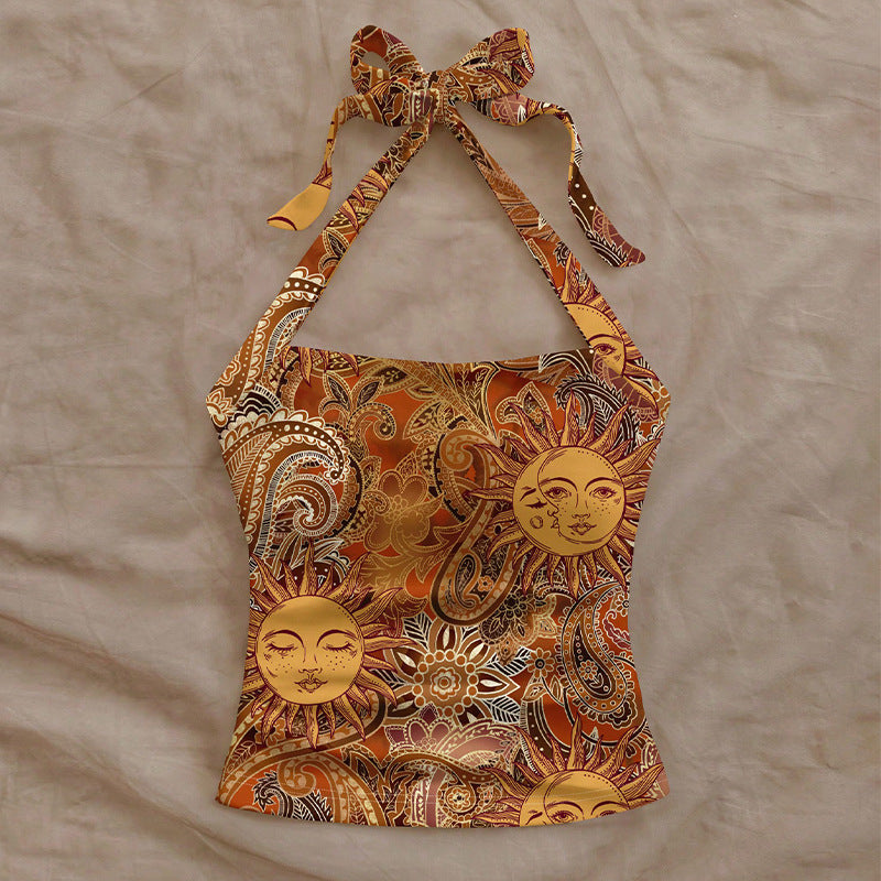 Camisole Top Halter Vest Slim Fit Women's Clothing