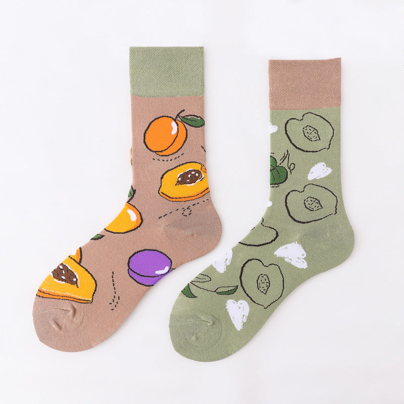 Art Abstract Cotton Male Animal Socks Female Unise