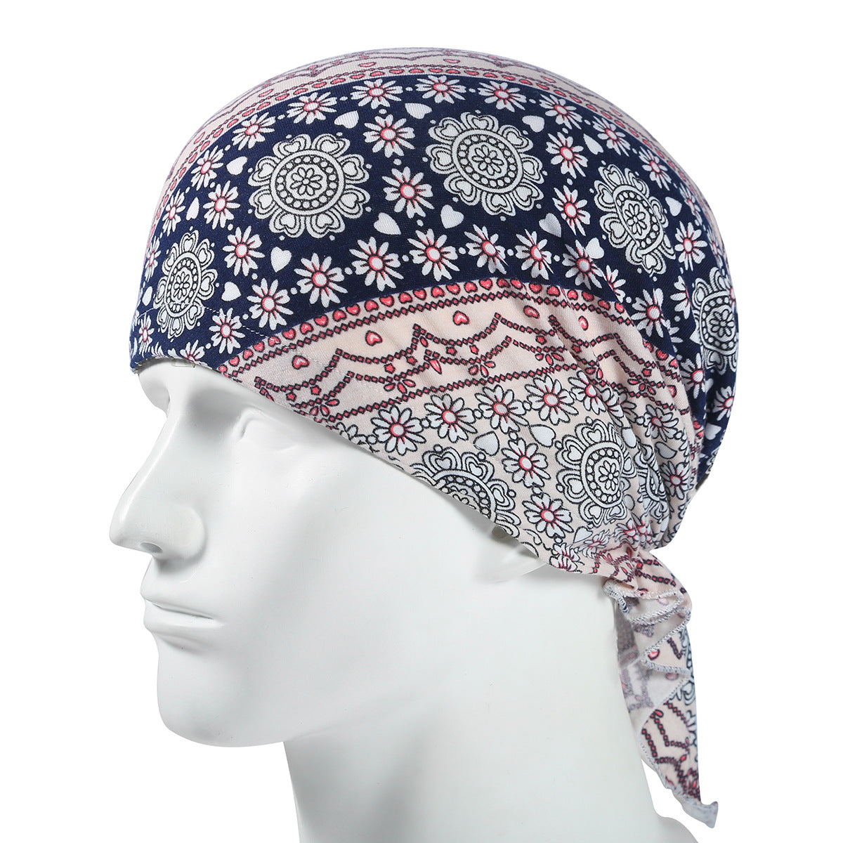 Autumn Thin Cashew Flower Pattern Pirate Hat