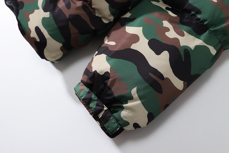 Camouflage Bread Coat Cotton Coat Men's National Trendy Brand