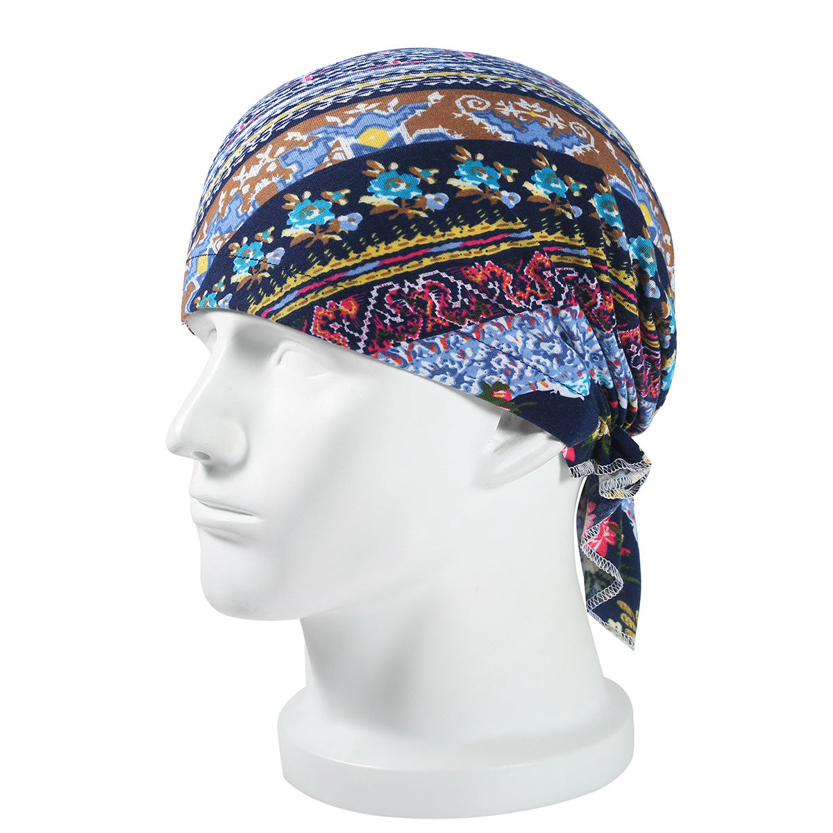 Autumn Thin Cashew Flower Pattern Pirate Hat