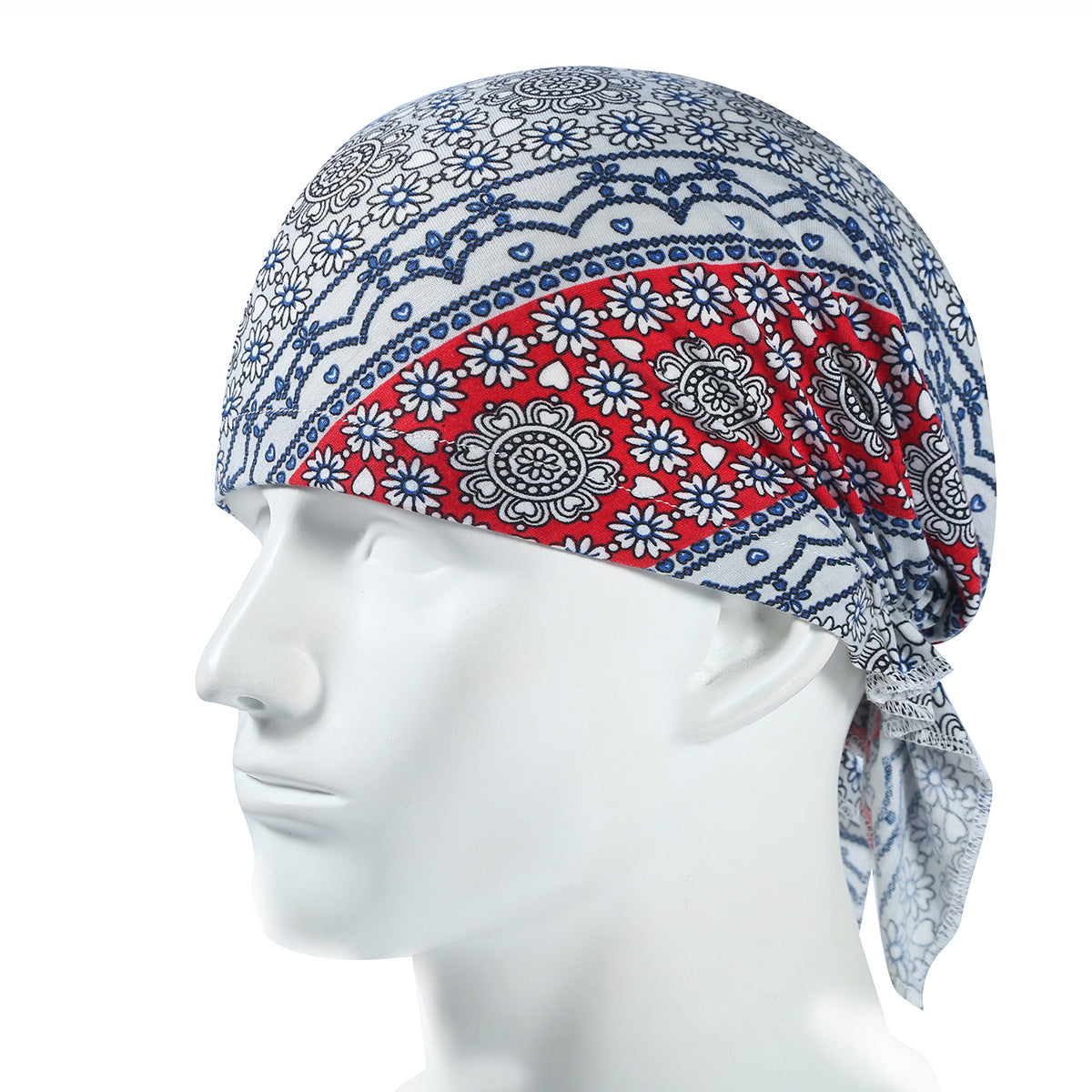 Autumn Thin Cashew Flower Pattern Pirate Hat