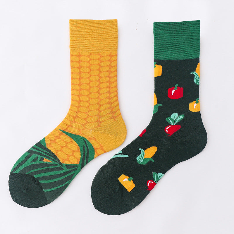 Art Abstract Cotton Male Animal Socks Female Unise