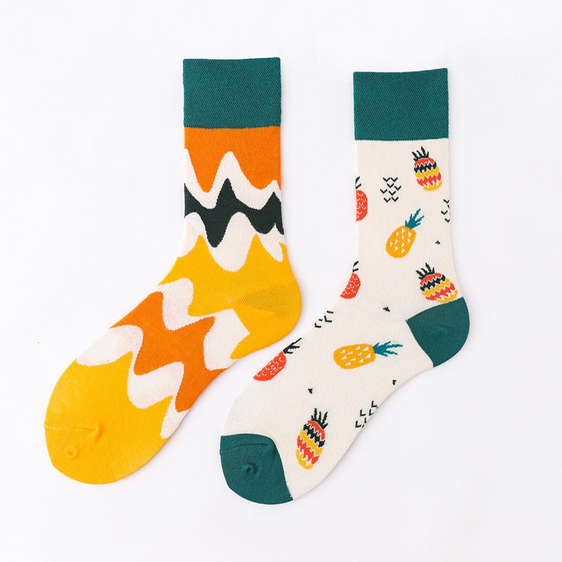Art Abstract Cotton Male Animal Socks Female Unise