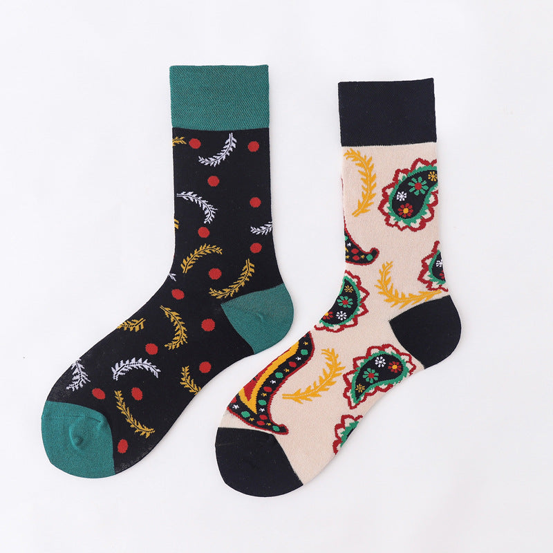 Art Abstract Cotton Male Animal Socks Female Unise