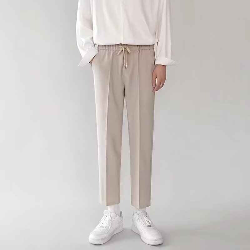 Anti-wrinkle Stretchy Straight-leg Dress Pants
